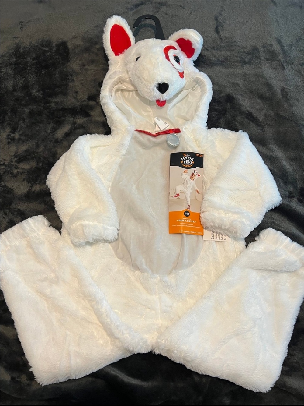 2/3T target Halloween bullseye dog jumpsuit costume NEW